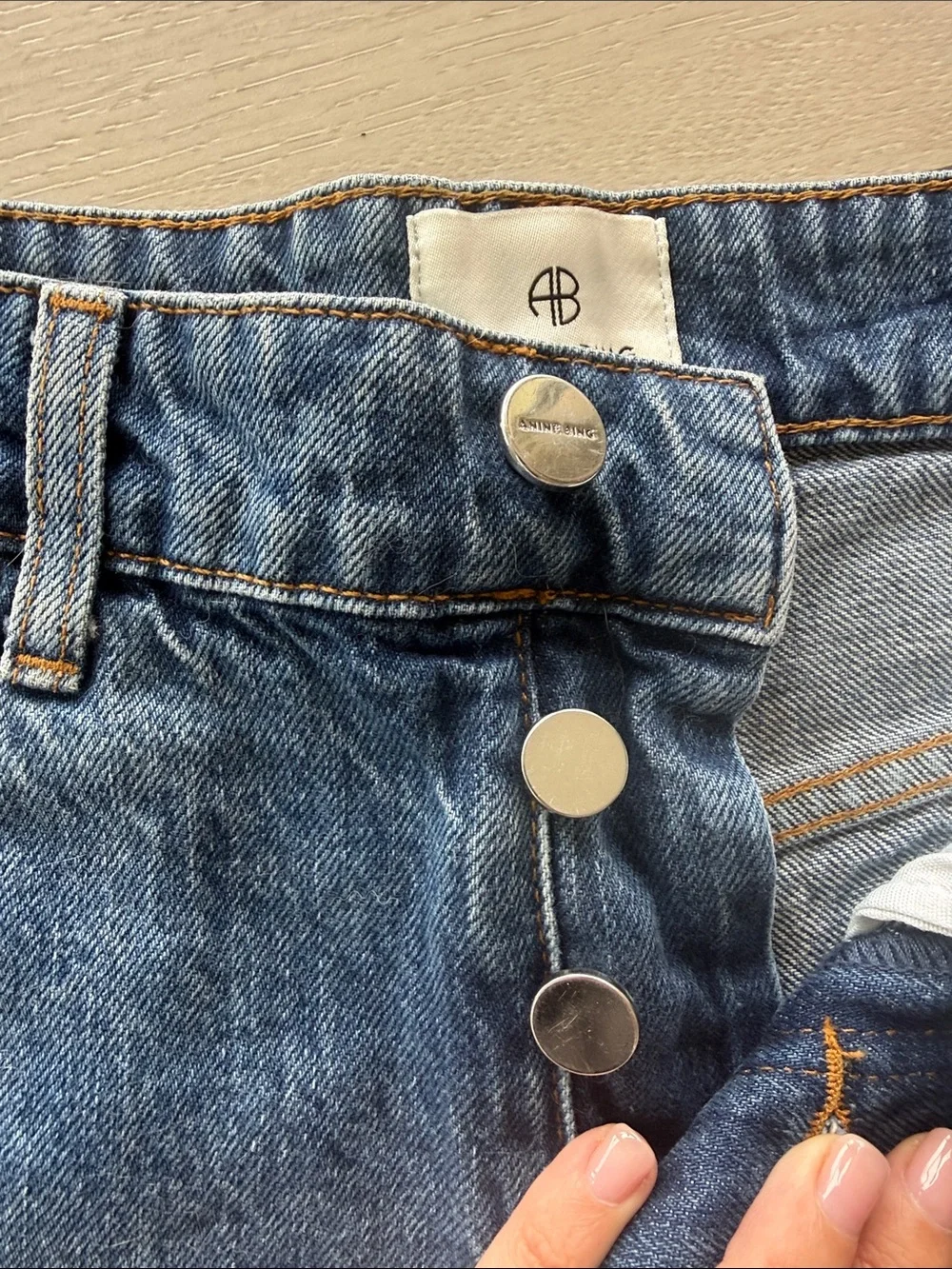 Women's Blue Denim Shorts